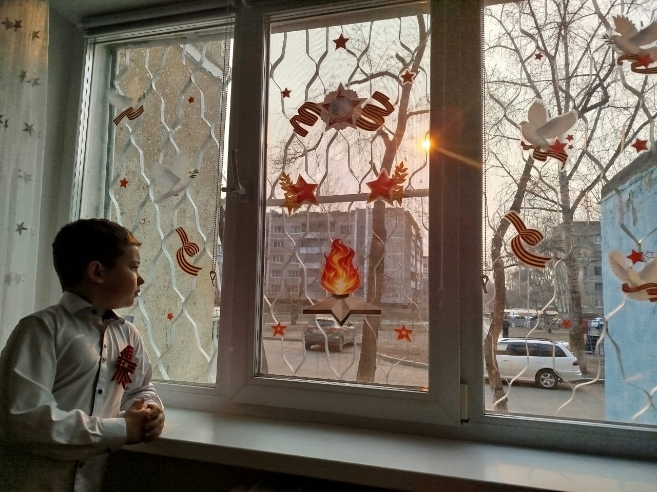 Акции «Окна Победы».